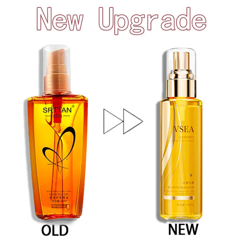 Lightweight Hair Oil Mist Serum, Botanical Extracts Hair Treatment for Split Ends,Frizz & Flyaways,Nourishing Repair,Gloss Shine