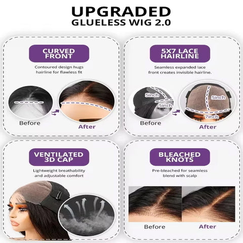 Loose Deep Wave Wig Human Hair Ready To Wear13x4 13x6 Lace Closure Curly Highlight Ombre 4/27 Preplucked Hairline Pre Cut