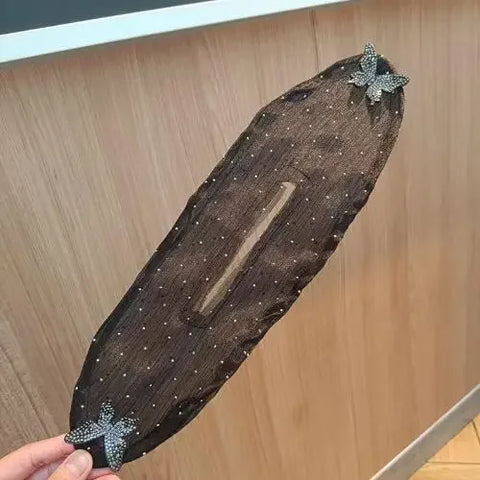 Elegant Pearl Flower Bun Maker Korean Sponge Easy Big Ring Former Hair Styling Tools Accessories for Girls Hair Donut Braide