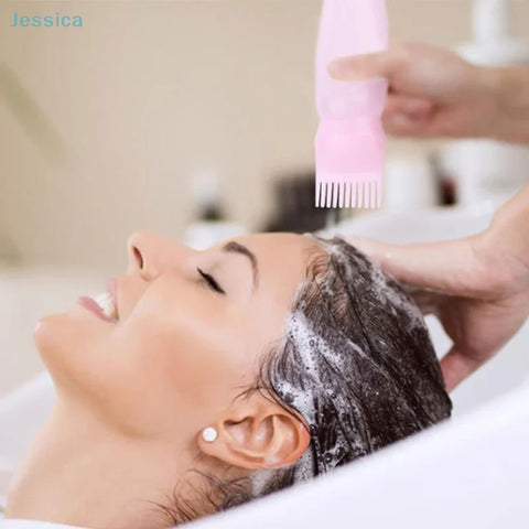 ♥Toothed Dry Shampoo Bottle 170ml Hair Dye Applicator Oil Applicator Bottle Dyeing Shampoo Bottle Salon Hair Dyeing Tools