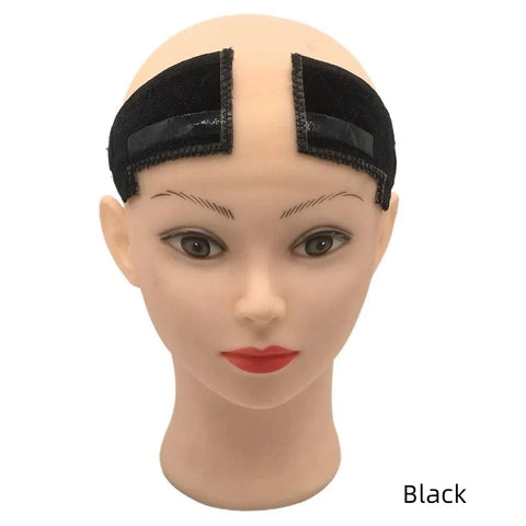 Wig Grip Headband Velvet With Silicone Headband Scarf Head Hair Band With Invisible and Adjustable Fishing Line Headband for Wig