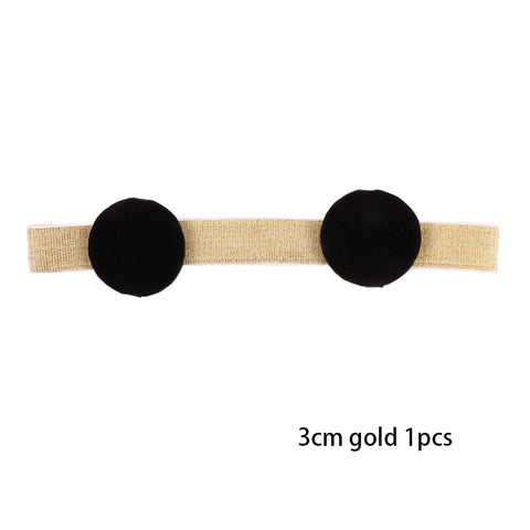 1Pcs Edge Melt Band For Lace Wigs With Ear Puff  Adjustable Elastic Headband With Ear Protector Wig Band With Ear Covers Purple