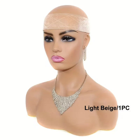 Women's Unisex Adjustable Non-Slip Wig Grip Headband Secure Hold for Full/Cap Wigs Comfortable Durable Hairpiece for Daily Wear