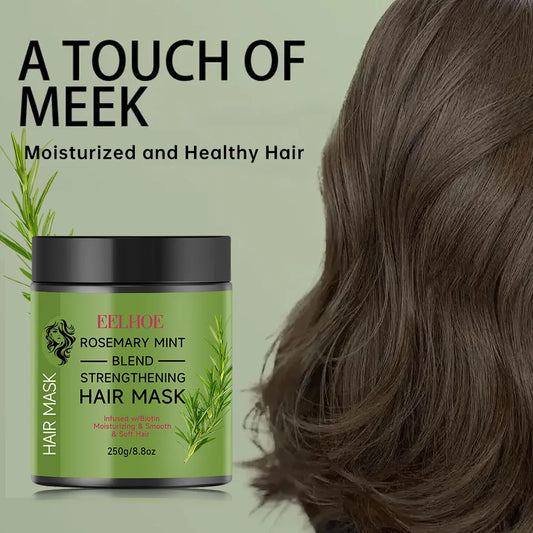 Rosemary Plant Essence Hair Mask Repair Damage Dry Split Hair Nourishing Moisturizing Treatment Shiny Deep Hair Care Mask