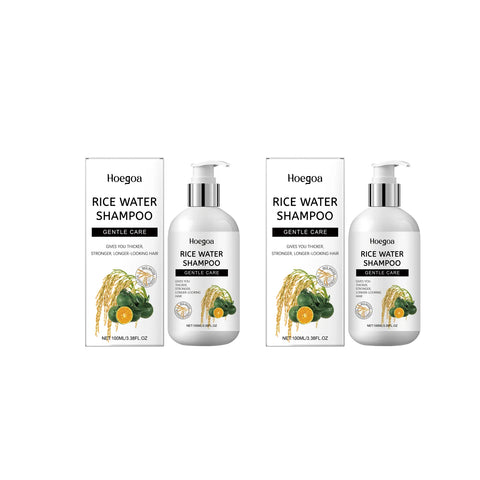 Rice Shampoo Reduce Loss Hair Growth Nourishing Scalp Deeply Cleansing Dandruff Restore Split Hair Shampoo For Dry Damaged Hair