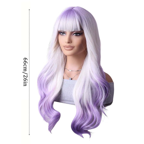High-temperature Silk Wig Natural Realistic Super Light Fake Wig For Cool Women Girl Party Cosplay Wig Everyday Fashion Modeling