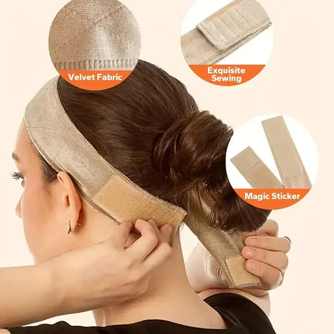 Women's Unisex Adjustable Non-Slip Wig Grip Headband Secure Hold for Full/Cap Wigs Comfortable Durable Hairpiece for Daily Wear