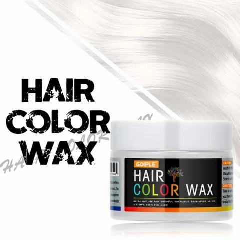 Halloween Hair Colour Wax Easy To Wash DIY Dye Hair Mud Immediate Dying for Eyebrow Beards Coloring Temporary Hair Colour Cream