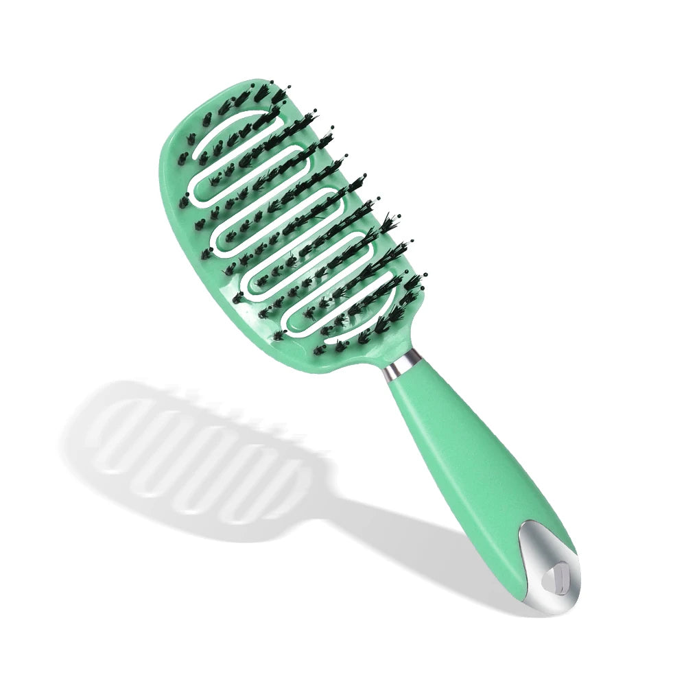 Hollow Out Hair Brush Scalp Massage Combs Detangler Comb For Women Detangling Hairdressing Salon Styling Tool Wet Dry Curly Hair