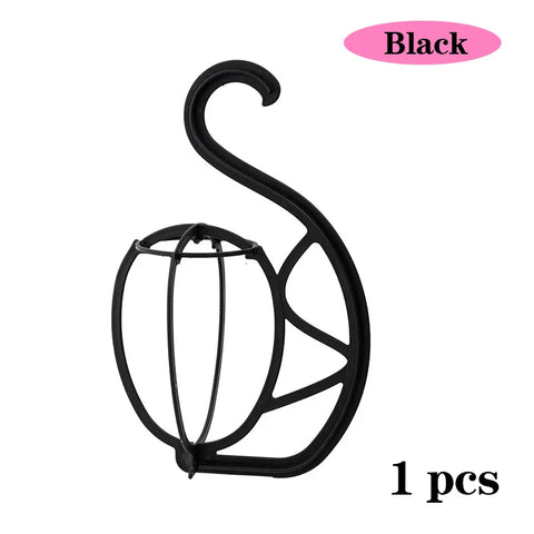 Hanger Wig Head Stand For Multiple Wigs Black Pink White Wig Holder Hat Wigs Dryer Display Styling Tools Hair Storage Rack