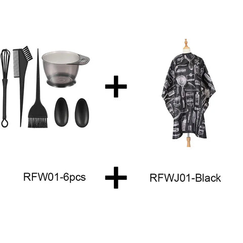 Colour Bowl Hairdressing Black Professional Hairdressing Bowl for Hair Dying Dyeing Bowl To Paint Hair Hairdressing Paints RFW01