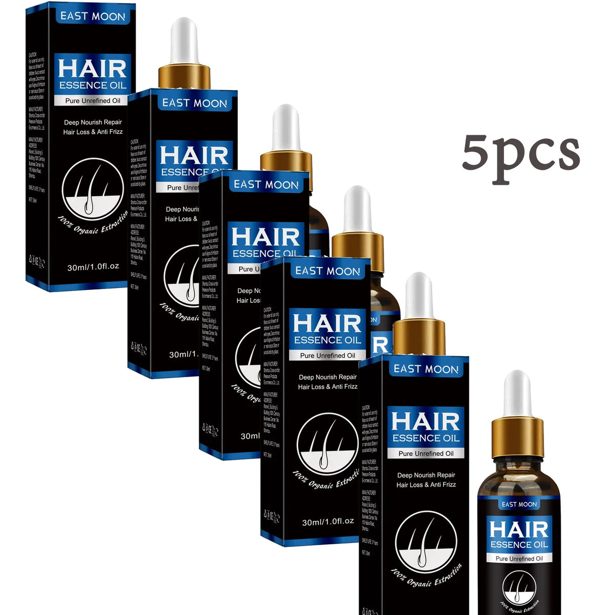 Vitamin E Hair Growth Oil Prevent Baldness Repair Damaged Strengthen Roots Improving Loss Reduce Frizz Men Hair Essential Serum