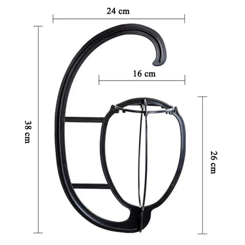 Multiple Wig Stand Holder Hanging Hair Extensions Wigs Accessories Organizer Storage Solution for Beauty Care