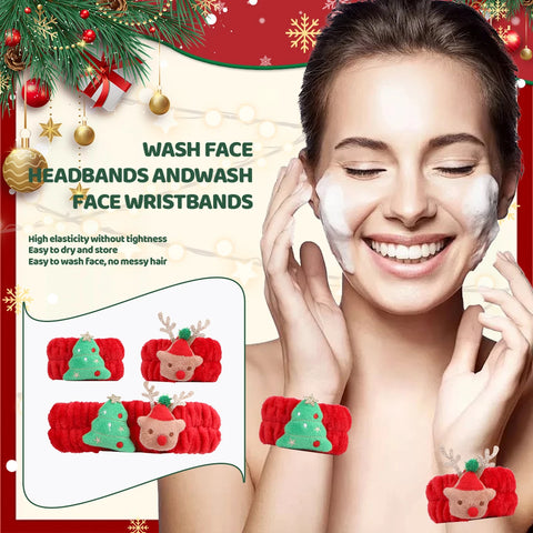 14PCS- Christmas makeup brush set, the bristles smudge naturally and delicately, and the powder puff is both dry and wet.