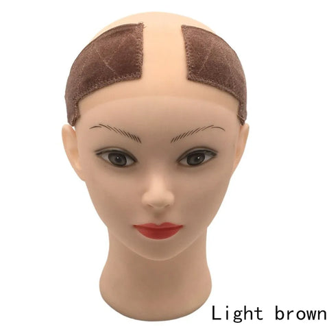 Wig Grip Headband Velvet With Silicone Headband Scarf Head Hair Band With Invisible and Adjustable Fishing Line Headband for Wig