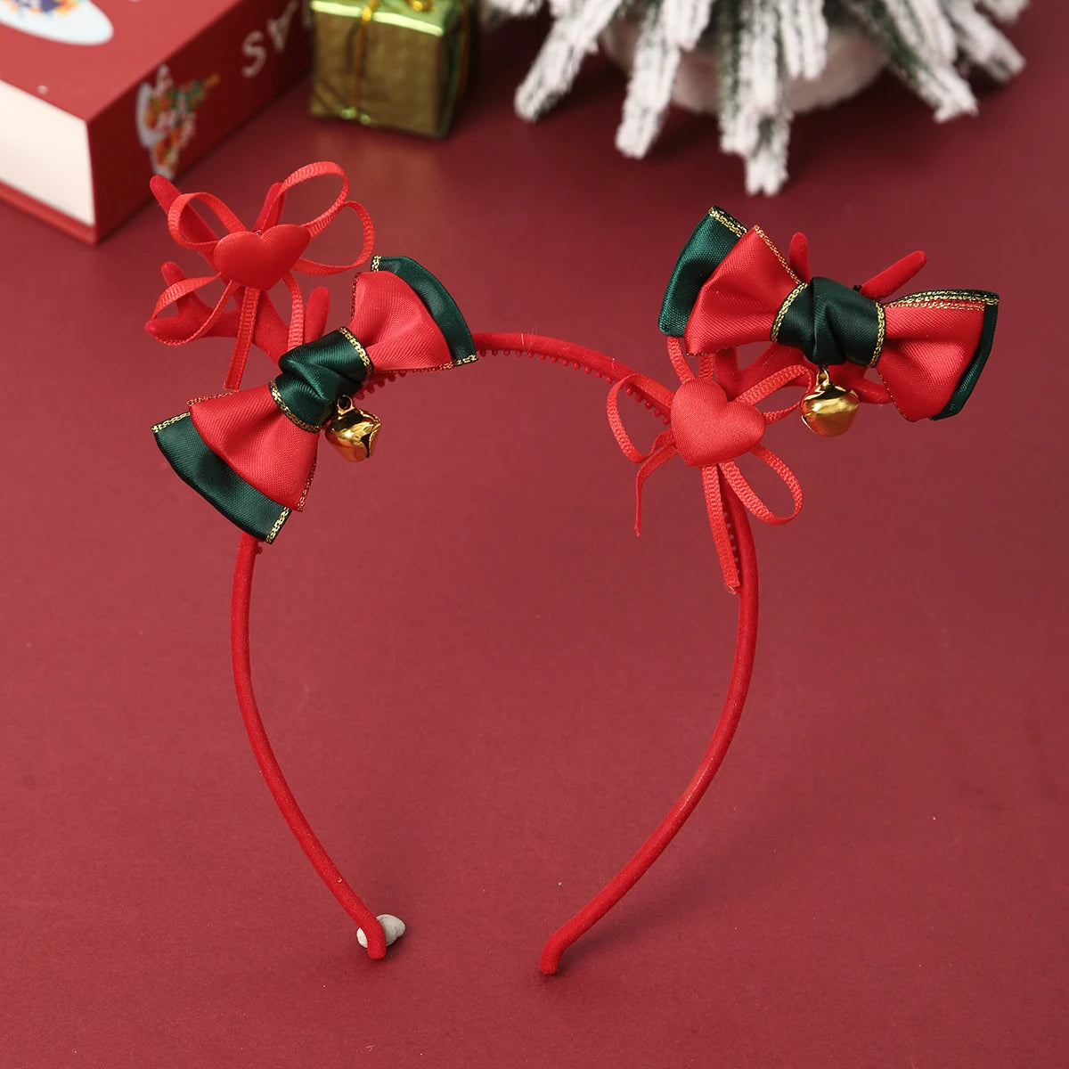 Christmas Antler Bowknot Headband Women Party Decoration Christmas Headwear Girls New Hair Hoops Fashion Hair Accessories