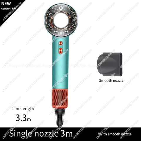 Professinal Leafless Hair Dryer 220V Negative Ion Quick Dry Home Powerful Constant Flyaway Attachment Anion Electric Hair Dryer