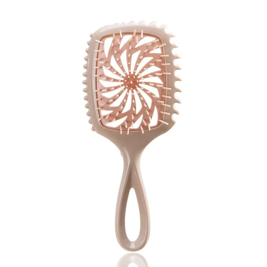 1 Pack WANMEI Detangling Hair Brush- Effortless Tangle Free-Ideal for Natural Curly Straight Wet Dry  Damaged Hair for Women Men