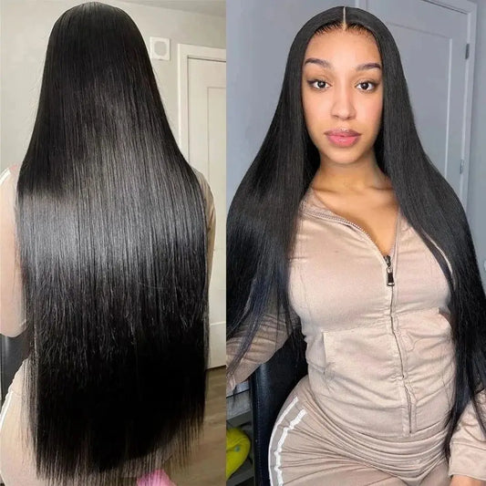 250 Density 13x6 Hd Transparent Human Hair Lace Frontal Wig 13x4 Hd Bone Straight Lace Front Wig 4x4 360 Pre Plucked Lace Wigs