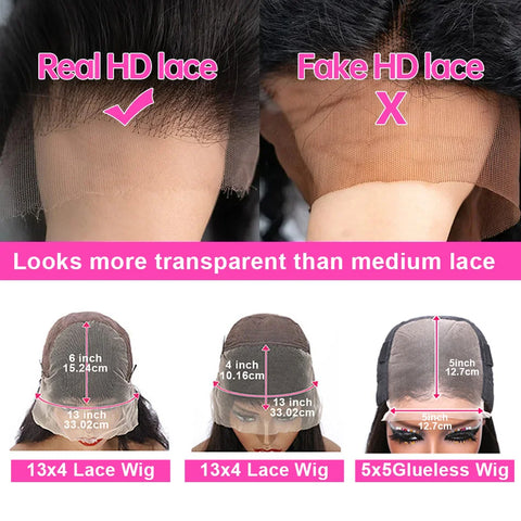 High Density Body Wave 13x6 Hd Lace Frontal Wig Human Hair Wigs Glueless 30 40 Inch Pre Plucked 13x4 Lace Front Wigs For Women