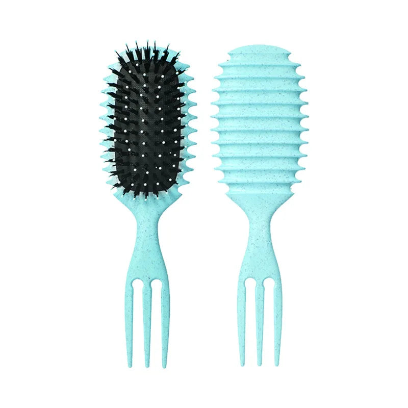 1PC Candy bursh Curly Hair Styling Brush: Defined Curls on Wet Hair- Nylon Bristles Detangling Volumizing Comb for All Hair Type