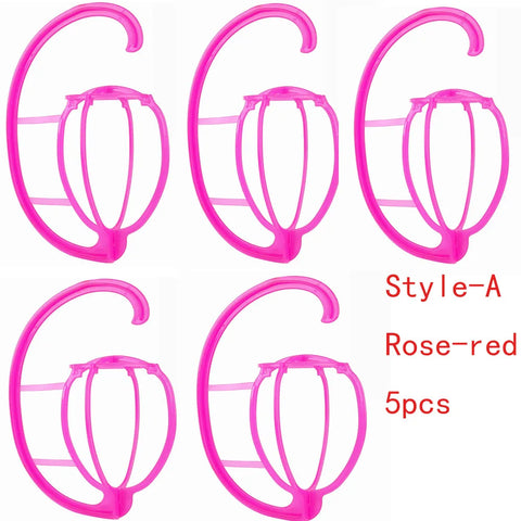 5pcHanging Wig Stand For Wigs White Black Wig Hanger Wig Stand Collapsible Wig Holder Durable Wig Display Wig Stand for All Wigs