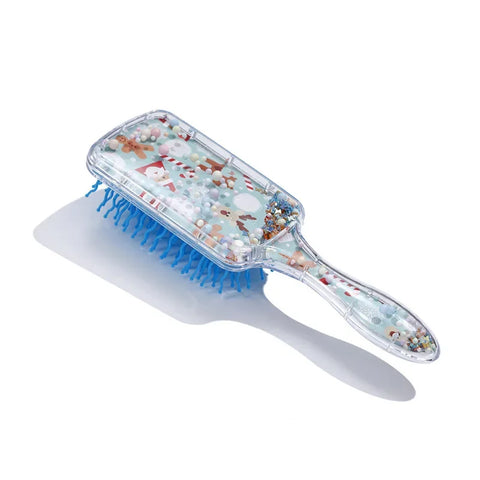 Transparent Christmas Limited Edition Comb Anti-Knot Massage Smooth Hair Comb Cute Cartoon Airbag Comb Professional Salon Brush