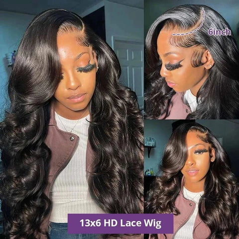 250 Density Body Wave 13x6 Hd Lace Frontal Wig Human Hair 4x4 13x4 Hd Pre Plucked Lace Wigs For Women 360 Lace Front Hair Wigs