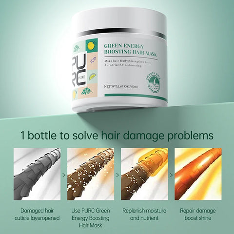 PURC Keratin Hair Mask Smoothing Straightening Soft Repair Damaged Frizz Conditioner Hair Teatment Hair Care