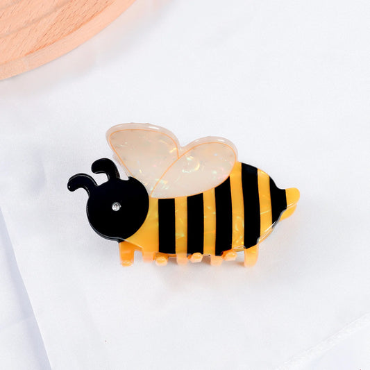 Luxury quality jewelry 2025 new cute bee grab clip jewelry in autumn and winter Crab hair clip hair accessories for girls