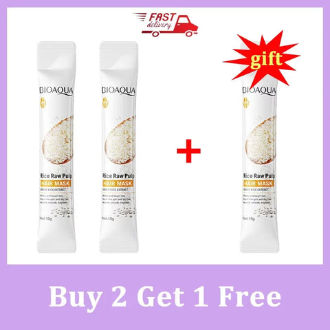 Keratin Hair Mask Fast Repair Damaged Frizzy Hair Soft Smooth Shiny Rice Nutrition Moisturizing Nourishing Hair Care Conditioner