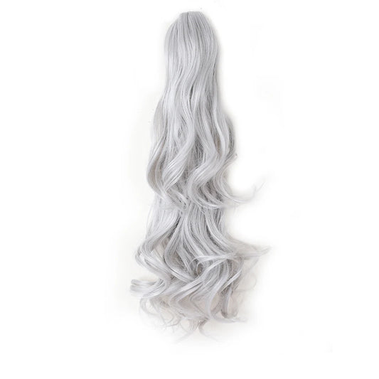 Ponytail Extension Synthetic Claw Clip in Hairpiece Curly Wavy Ponytail Hair Extensions Long Pony Tail Hairpiece for Women