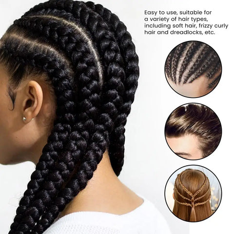 50g Hair Braiding Gel Styling Control Smooth Long Lasting Styling Braiding Gel Tames Frizz Edges Hair Gel Twist Styling Wax