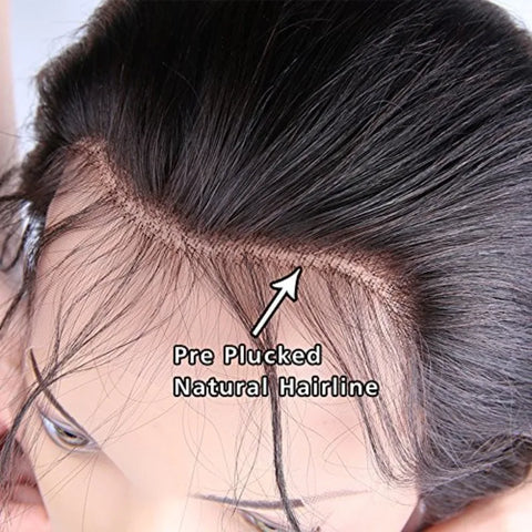 Premium 360 Hair Blocks Natural Color European and American Big Wave Women's  Lace Wig Hair Blocks Pre Plucked Baby Hair