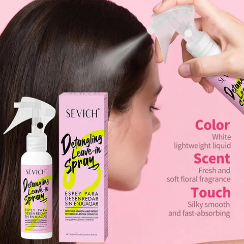 Sevich Hair Smoothing Spray To Repair Dyeing Ironing Damaged Hair Care Oil Makes Hair Silk Shine Prevents Frizz Essential
