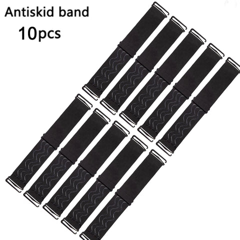 10 PCS of Wig Grip Band, Adjustable Wig Band for Lace Front, Non-Slip, with Silicone Strip, Comfortable and Breathable
