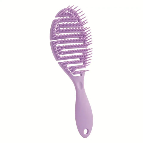 Massage Hair Comb Salon Wet Hair Brush Women Hairdressing Styling Hair Tools Anti Detangling HairBrush Wet Dry Dual Purpose Comb
