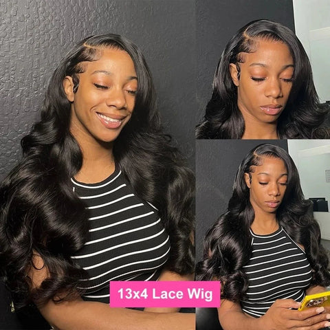 250 Density Body Wave 13x6 Hd Lace Frontal Wig Human Hair 4x4 13x4 Hd Pre Plucked Lace Wigs For Women 360 Lace Front Hair Wigs