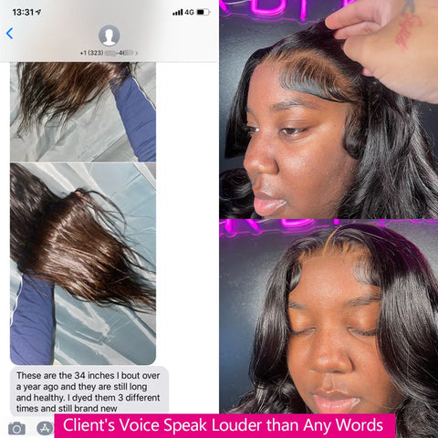 36 34 32 inch 5x5 6x6 Lace Closure Wig 42 40 30 inch Long Thick 13x6 Pre Plucked Straight Human Hair Lace Frontal Wigs For Women