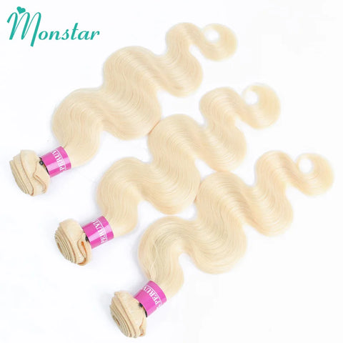 12A Blonde 613 Body Wave Bundles Brazilian Hair Weave Bundles 100% Human Hair Bundles 30 32 34 36 38 40 Inch Remy Hair Extension