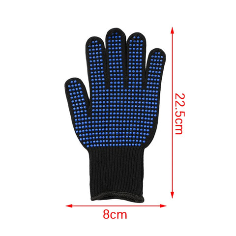 New Double-sided Hair Straightener Perm Curling Hairdressing Heat Resistant Finger Glove Hair Salon Styling Gloves