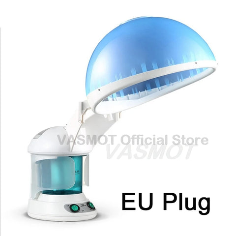 2 in 1 Hair Facial Steamer Air Humidifier Hot Mist Moisturizing For Facial Sauna Hydration Skin Care Home Salon Face Atomizer