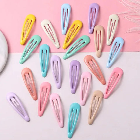 Aesthetic Hair Clips Barrettes BB Pins Alloy 5cm Cute Sweet Ins Style Ladies Girls Kids Small Hair Clips 10-40Pcs