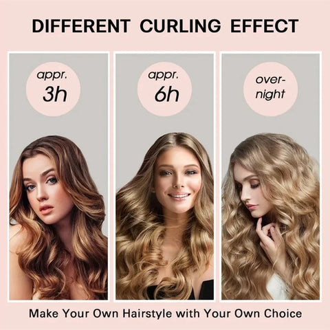 1PCS Heatless Curling Rod Headband Soft Hair Curlers No Heat Silk Curls Lazy Hair Rollers Sleeping Curler with Cap Styling Tools