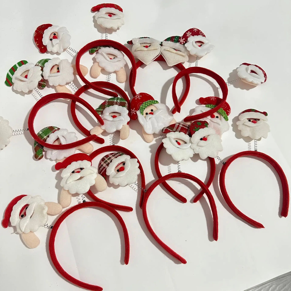 Women's Christmas Headband Santa Snowman Design, Festive Bow Hair Accessory, Xmas Party Gift & Celebration Headwear