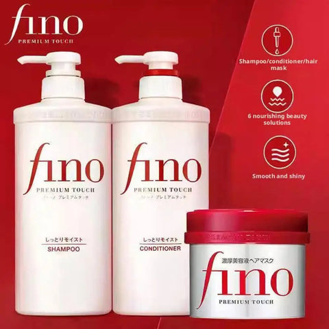 1PCS Fino Hair Mask Hair Shampoo Conditioner For Oil Control Volumizing Smoothing Repairing Damaged Frizzy Hair Soften Hair Care