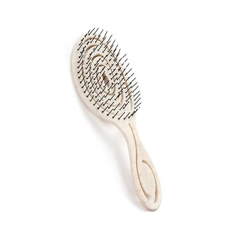 1pcs Elastic Hairbrush Scalp Massage Comb Bristle Nylon Hair Brush Curly Detangling Edge Hair Brush for Salon Hairdressing Tools
