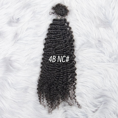 4A 4B 4C Afro Kinky Curly Virgin Human Hair 16Inch Brazilian Human Hair Extensions Weave Bundles No Weft Weaving for Black Women