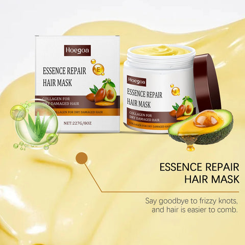 Collagen Hair Mask Deep Repair Conditioning Improve Dry Damaged Hair Prevent Split Ends Nourishing Soft Strengthening Hair Mask