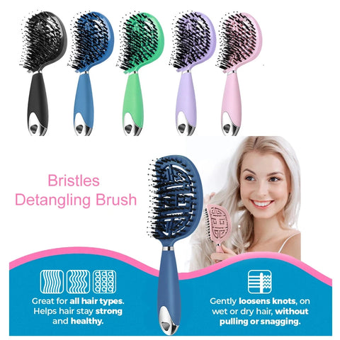 Hollow Out Hair Brush Scalp Massage Combs Detangler Comb For Women Detangling Hairdressing Salon Styling Tool Wet Dry Curly Hair